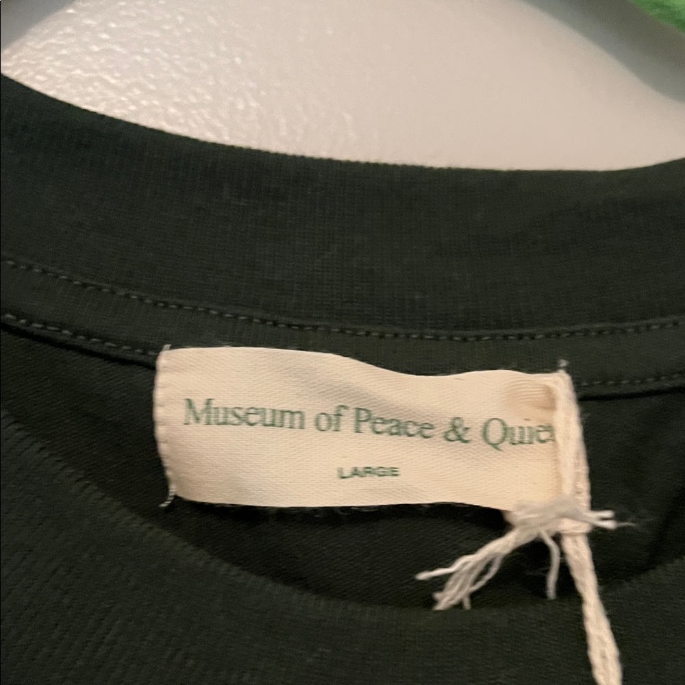Museum of Peace & Quiet, NWT Green Tee “Eternal Peace “ Large - Picture 3 of 7